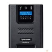 ИБП CyberPower PR1500ELCD ИБП {Line-Interactive, Tower, 1500VA/1350W USB/RS-232/EPO/SNMPslot (8 IEC С13), 12В/17 Ач х 2}