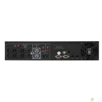 ИБП CyberPower PR1000ELCDRT2UA ИБП {Line-Interactive, 1000VA/900W USB/RS-232/Dry/EPO/SNMPslot/RJ11/45 (8 IEC С13), 12В/7 Ач х 4}-1