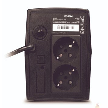 ИБП SVEN Источник бесперебойного питания SVEN  Pro 600-2