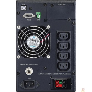 ИБП PowerCom Macan MAC-1000 ИБП {On-Line, 1000VA / 1000W, Tower, 4 xC13, LCD, Serial+USB, SNMPslot, подкл. доп. батарей} (1034861)-1