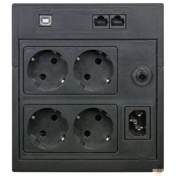 ИБП PowerCom Raptor RPT-1500AP LCD ИБП {Line-Interactive, 1500VA/900W, Tower, 4xEURO, LCD, USB} {1107535}-2