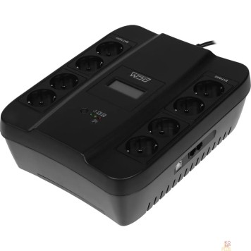 ИБП PowerCom Spider SPD-750U LCD ИБП {Line-Interactive, 750VA / 450W, 8xEURO: 4 с резервным питанием, 4 с фильтрацией, USB} (1138691/1642610)-1