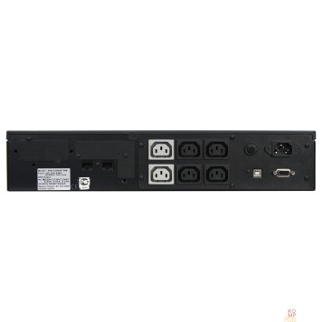 ИБП PowerCom King Pro RM KIN-3000AP LCD (3U) ИБП {Line-Interactive, 3000VA/2400W, Rack, 6х С13, Serial+USB, SmartSlot, RS-232} (1152615)-1