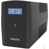 Импульс Импульс ИБП Юниор Смарт 1200 LCD,черный {1200/720 ВА/Вт, LCD, USB, RJ11/RJ45, SCHUKOx4} {JS12223}