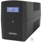 Импульс Импульс ИБП Юниор Смарт 2200 {2200/1320 ВА/Вт, LCD, USB, RJ11/RJ45, SCHUKOx4},черный JS22223