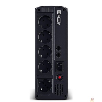 ИБП CyberPower VP1600ELCD ИБП {Line-Interactive, Tower, 1600VA/960W USB/RS-232/RJ11/45  (4 + 1 EURO), 12В/9 Ач х 2}-2