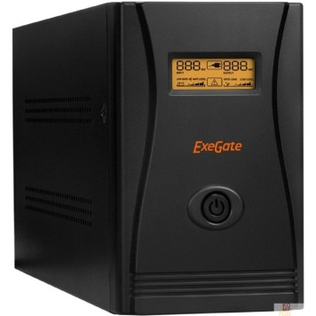 ИБП Exegate EP285519RUS ИБП ExeGate SpecialPro Smart LLB-2000.LCD.AVR.EURO.RJ.USB <2000VA/1200W, LCD, AVR, 4 евророзетки, RJ45/11, USB, Black>