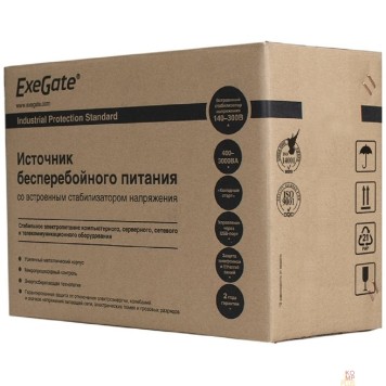 ИБП Exegate EP285527RUS ИБП ExeGate SpecialPro UNB-2200.LED.AVR.EURO.RJ.USB <2200VA/1300W, LED, AVR, 4 евророзетки, RJ45/11, USB, Black>-2