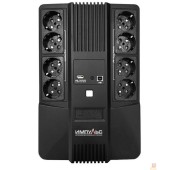 Импульс Импульс ИБП МАСТЕР 1000 {1000ВА/600Вт, LED, USB, RJ11/RJ45, SCHUKOx8} {MT10201}