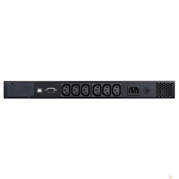 ИБП PowerCom Smart King Pro+ SPR-500 ИБП {Line-Interactive, 500VA/400W, Rack 1U, 6xC13, Serial+USB, SmartSlot} (1456357)-1