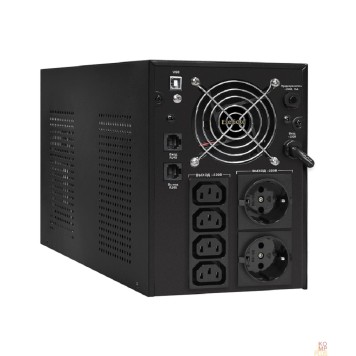 ИБП Exegate EX292637RUS ИБП ExeGate SpecialPro Smart LLB-3000.LCD.AVR.2SH.4C13.RJ.USB <3000VA/1800W, LCD, AVR,2*Schuko+4*C13,RJ45/11,USB, металлический корпус, Black>-2