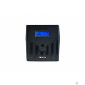 Бастион ИБП ИБП Бастион SKAT-UPS 1000/600 (SKAT-UPS 1000-LI-2x7) {Line-interactive, 1000ВА/600Вт, на пол, LCD-дисп, 2x EURO + 2х C13, USB/RJ-45, АКБ 2х 7Ач, МПТ} (456)-1