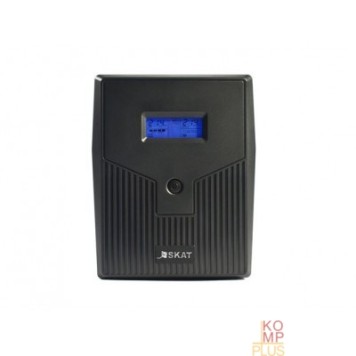 Бастион ИБП ИБП Бастион SKAT-UPS 1500-IN-2x9 {Line-interactive, 1500ВА/900Вт, на пол, LCD-дисп, 2x EURO + 2х C13, USB/ RJ-45, АКБ 2х 9Ач, МПТ} {457}-1