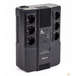 Бастион ИБП ИБП Бастион SKAT-UPS 800-AI-IN-1x9 {Line-interactive, 800/480Вт, USB/RJ-45, АКБ 1х 9Ач, сверху ЕВРО 3+3, реестр МПТ} (452)