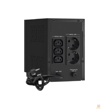 ИБП Exegate EX292793RUS ИБП ExeGate SpecialPro UNB-1200.LED.AVR.2SH.3C13 <1200VA/750W, LED, AVR, 2*Schuko+3*C13, съемн.кабель, металлический корпус, Black>-1