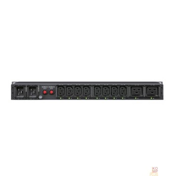 Дополнительное оборудование CyberPower CyberPower PDU44005 (PDU20SWHVIEC10ATNET) ATS {1U type, 16Amp,SNMP, plug IEC 320 C20, (8) IEC 320 C13 (2) IEC 320 C19}-1