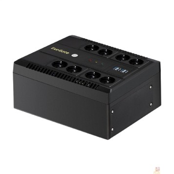 ИБП Exegate EX295012RUS ИБП ExeGate NEO NNB-850.LED.AVR.8SH.CH <850VA/510W, LED, AVR, 8*Schuko, 4*USB-порта для зарядки, Black>