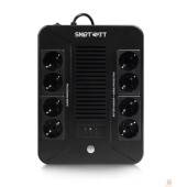 Смартватт SMARTWATT UPS SAFE PRO 1000 {линейно-интерактивный,1000/600 ВА/Вт, напольный/настенный, LED индикация, Shuko CEE7/4 - 8 шт. (4 шт. с резервным питанием, 4 шт. - сетевой фильтр} Смартватт SMARTWATT UPS SAFE PRO 1000 {линейно-интерактивный,1000/600 ВА/Вт, напольный/настенный, LED индикация, Shuko CEE7/4 - 8 шт. (4 шт. с резервным питанием, 4 шт. - сетевой фильтр}