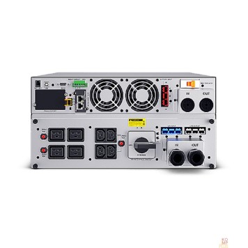 ИБП ИБП Сайбер Электро ЭКСПЕРТ-II-10000P {Онлайн, Стойка/На пол, 10000ВА/10000Вт USB/RS-232/SNMP Slot/EPO//Relay/ByPass, 4х С13/ 4х C19/ 1х Клеммная колодка (12В /9Ач. х 16) 4U, рельсы в комплекте}-2