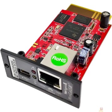 Дополнительное оборудование Систем Электрик SE9604 Сетевая карта 10/100/1000М для однофазных ИБП Systeme Electric (Netility)