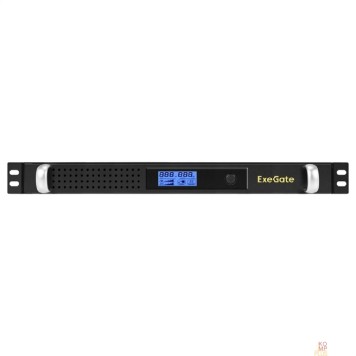 ИБП Exegate EX297833RUS ИБП 1U ServerRM UNL-650.LCD.AVR.4C13.RJ.USB.1U <650VA/360W, LCD, AVR, 4*C13, RJ, USB, 1U, установка в стойку, Black>-1