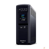 ИБП CyberPower CP1350EPFCLCD ИБП {Line-Interactive, Tower, 1350VA/810W USB/RS-232/RJ11/45/USB/SNMPslot  charger A/С (6 EURO), с чистым синусом при работе от АКБ}