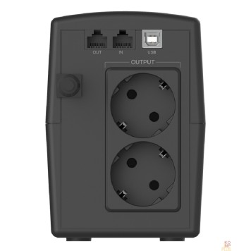 ИБП ИБП CBR QTM-650T-2F-LCUC Line Interactive  650VA/360W 7Ah12V 2 x Shuko, HID-USB, RJ45/11-1