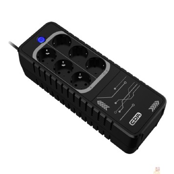 ИБП ИБП CBR LGT-650H-6F-LDB Offline 650VA/360W 5Ah12V 6 x Shuko+ Breaker