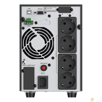 ИБП ИБП CBR ESN-1.5KT-4F-LCHERSC Online 1500VA/1500W Tower 4 x Schuko, LCD, HID-USB, RS232, EPO, SNMP slot-1