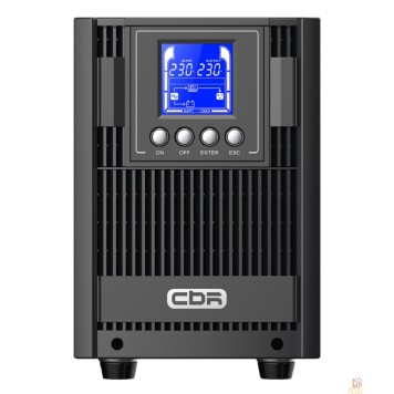 ИБП ИБП CBR ESN-1.5KT-4F-LCHERSC Online 1500VA/1500W Tower 4 x Schuko, LCD, HID-USB, RS232, EPO, SNMP slot-2