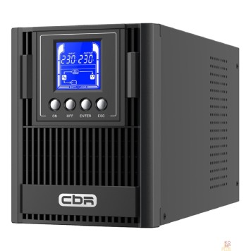 ИБП ИБП CBR ESN-1KT-3F-LCHERSC Online 1000VA/1000W Tower 3 x Schuko, LCD, HID-USB, RS232, EPO, SNMP slot
