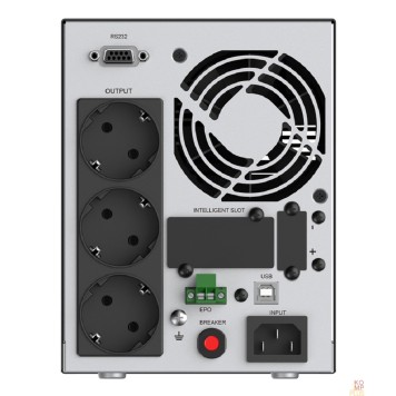 ИБП ИБП CBR ESN-1KT-3F-LCHERSC Online 1000VA/1000W Tower 3 x Schuko, LCD, HID-USB, RS232, EPO, SNMP slot-1