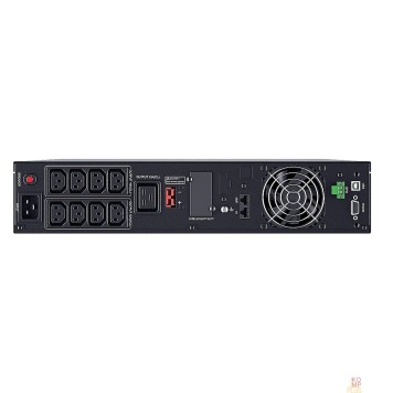 ИБП Сайбер Электро ИБП ЭКСПЕРТ-3000С-М {Онлайн, в стойку/на пол 3000ВА/2700Вт USB/RS-232/SNMP Slot/EPO (8 IEC С13); (1) C19 (12В /9Ач х 6) 2U, Изготовлено в РФ} (реестр МПТ)-1