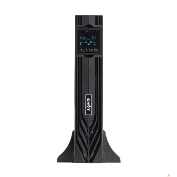 Бастион ИБП ИБП Бастион SKAT-UPS 10000-RACK-ON P3  {Online, синус, 10кВА/10кВт, стойка/на пол, 2xC19+3xC13, колодка, SNMP/USB/RS-232/EPO БЕЗ АКБ (16-20 шт 40-250Ач, или SKAT ВС 192/18 или 240/9,  МПТ} (8777)-1