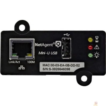 Дополнительное оборудование Powercom PowerCom Адаптер SNMP DS807 10M/100M 1-port Internal NetAgent USB {2063089}