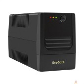 ИБП Exegate EX299492RUS ИБП ExeGate Power NB-1000.LED.AVR.2SH (1000VA/650W, LED, AVR, 2*Schuko, батарея 12V 9Ah, Black)