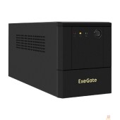 ИБП Exegate EX299952RUS ИБП ExeGate SpecialPro UNB-1000.LED.AVR.4SH (1000VA/700W, LED, AVR, 4*EU/Тип F(Schuko), батарея 12V 7.2Ah - 2 шт., металлический корпус, Black)