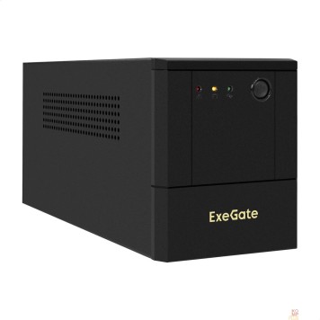 ИБП Exegate EX299785RUS ИБП ExeGate Power NB-2200.LED.AVR.4SH.USB (2200VA/1300W, LED, AVR, 4*Schuko, USB, батарея 12V 9Ah - 2 шт., металлический корпус, Black)-1