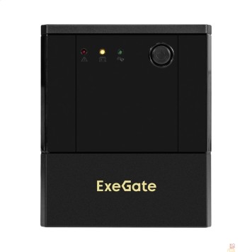 ИБП Exegate EX299784RUS ИБП ExeGate Power NB-2000.LED.AVR.4SH.USB (2000VA/1200W, LED, AVR, 4*Schuko, USB, батарея 12V 9Ah - 2 шт., металлический корпус, Black)-2