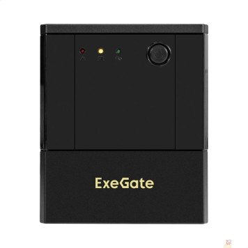 ИБП Exegate EX299948RUS ИБП ExeGate SpecialPro UNB-1000.LED.AVR.8C13.USB (1000VA/700W, LED, AVR, 8*C13, USB, батарея 12V 7.2Ah - 2 шт., металлический корпус, Black)-1