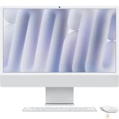 Моноблок Apple iMac 24-inch 2024 MCR24ZP/A (КЛАВ.РУС.ГРАВ.) Silver 24