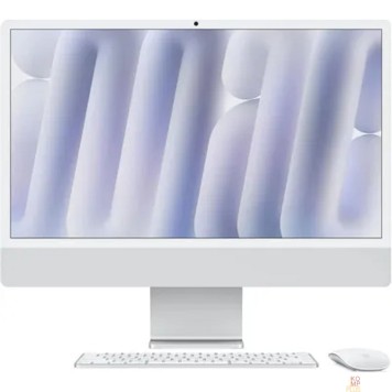 Моноблок Apple iMac 24-inch 2024 MCR24ZP/A (КЛАВ.РУС.ГРАВ.) Silver 24