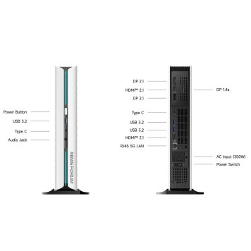 Компьютер Minisforum Мини ПК G1PRO-R98945HX/32GB+1TB G1 Pro, 32GB+1TB, RTX5060 - 8Gb ,WIN11 Pro-2