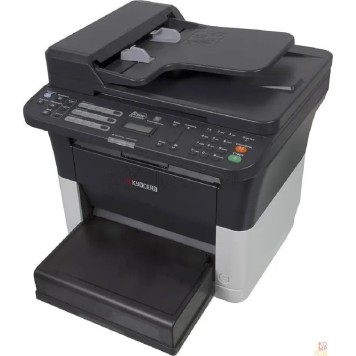 принтер Kyocera FS-1125MFP 1102M73RU0/1102M73RUV/1102M73RU2 {A4, 64Mb, LCD, 25стр/мин, лазерное МФУ, факс,  USB2.0, сетевой, ADF} 