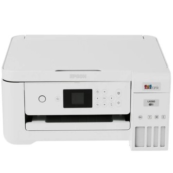 Принтер/МФУ Epson L4260 (C11CJ63412/C11CJ63513/C11CJ63502/C11CJ63515/C11CJ63415/C11CJ63411/C11CJ63514) А4, 4 цв., копир/принтер/сканер, Duplex, USB, WiFi Direct,БЕЛЫЙ-1
