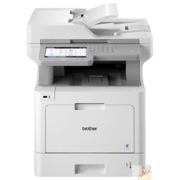 Принтер Brother MFC-L9570CDW МФУ, A4, цветной лазерный, 31стр/мин, 1Гб, факс, дуплекс, SPDF80,GigaLAN, WiFi, NFC, USB (старт.картр.6500стр)(MFCL9570CDWR1)-1