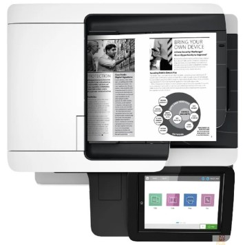 Принтер HP LaserJet Enterprise MFP M528dn 1PV64A/F2A76A {p/c/s, A4, 1200 dpi, 43ppm, 1.75GB, 16GB eMMC, 2trays 100+550, ADF 100, Duplex, USB/GigEth, color LCD TS, repl.CF116A}-2