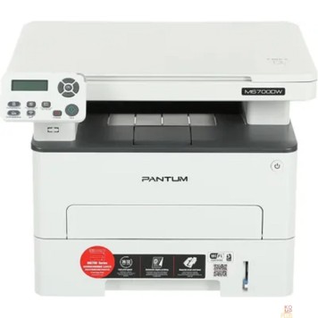 Pantum Pantum M6700DW МФУ лазерное ЧБ, А4, C/P/S, дуплекс, 30 стр/мин, 1200 x 1200 dpi, 128Мб RAM, лоток 250 стр, USB, RJ45, Wi-Fi, серый корпус-2