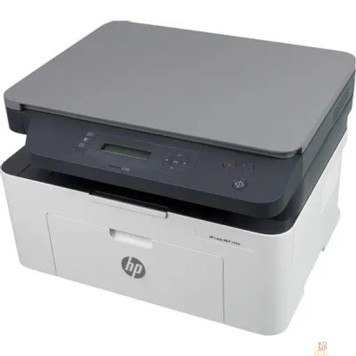 Принтер HP Laser 135w (МФУ, A4,1200dpi, 20ppm, 128Mb, USB2.0/Wi-Fi,AirPrint) (4ZB83A) 