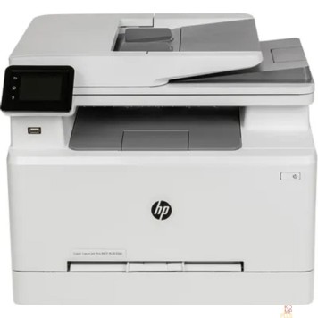 Принтер HP Color LaserJet Pro M283fdn (7KW74A) A4 Duplex Net белый/серый